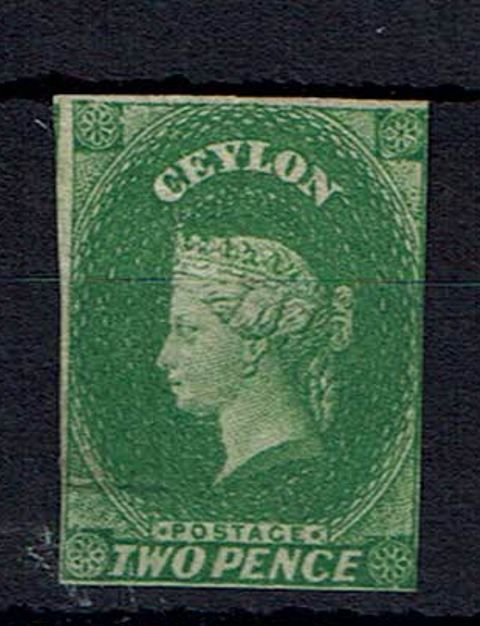 Image of Ceylon/Sri Lanka SG 3a LMM British Commonwealth Stamp